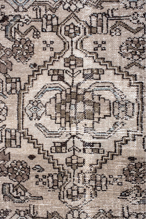 Antique Hamadan Area Rug (4' x 6')